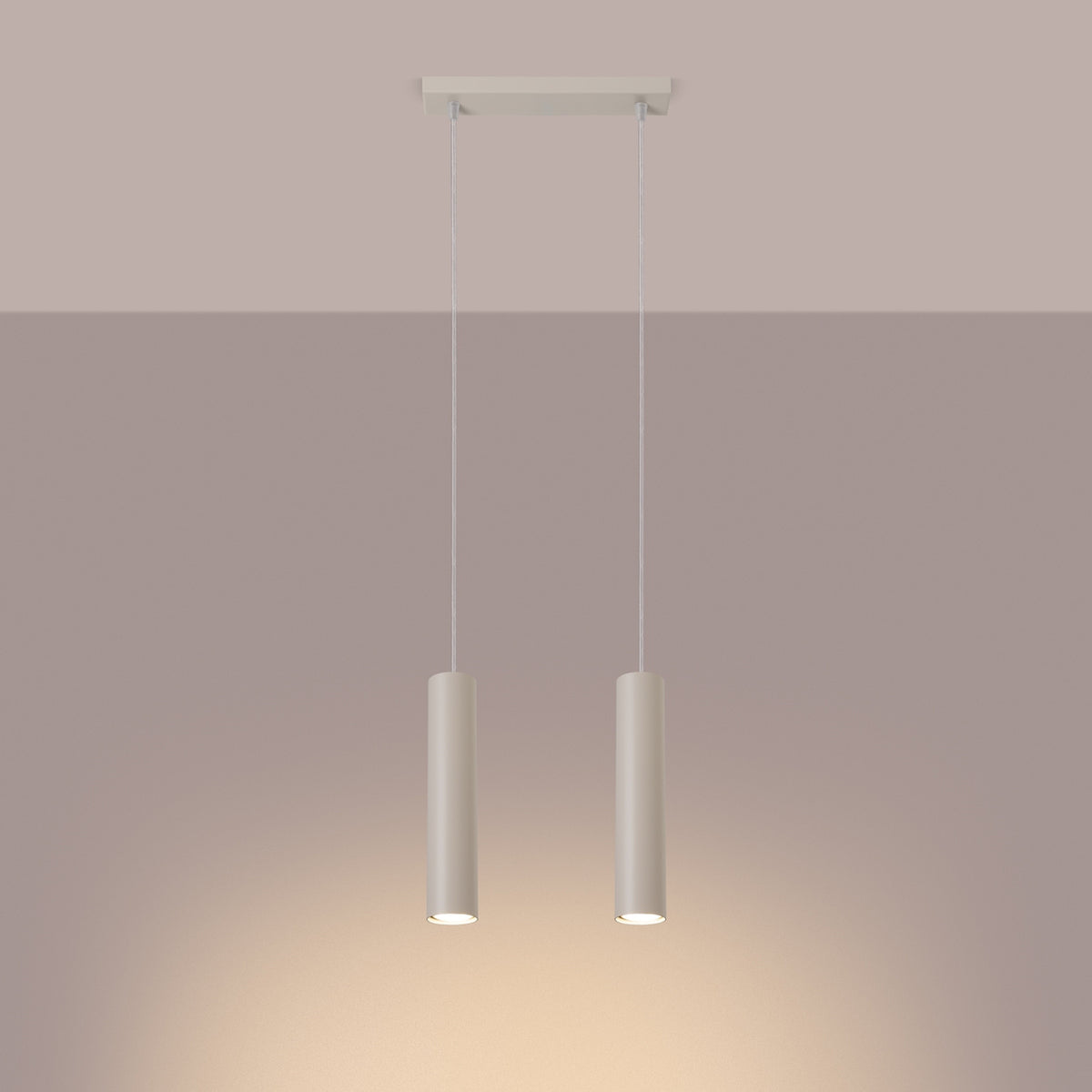 Pendant lamp LAGOS 2 beige