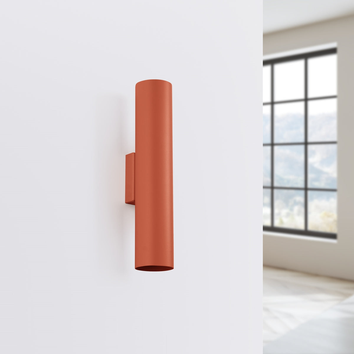 Wall lamp LAGOS 2 red ochre