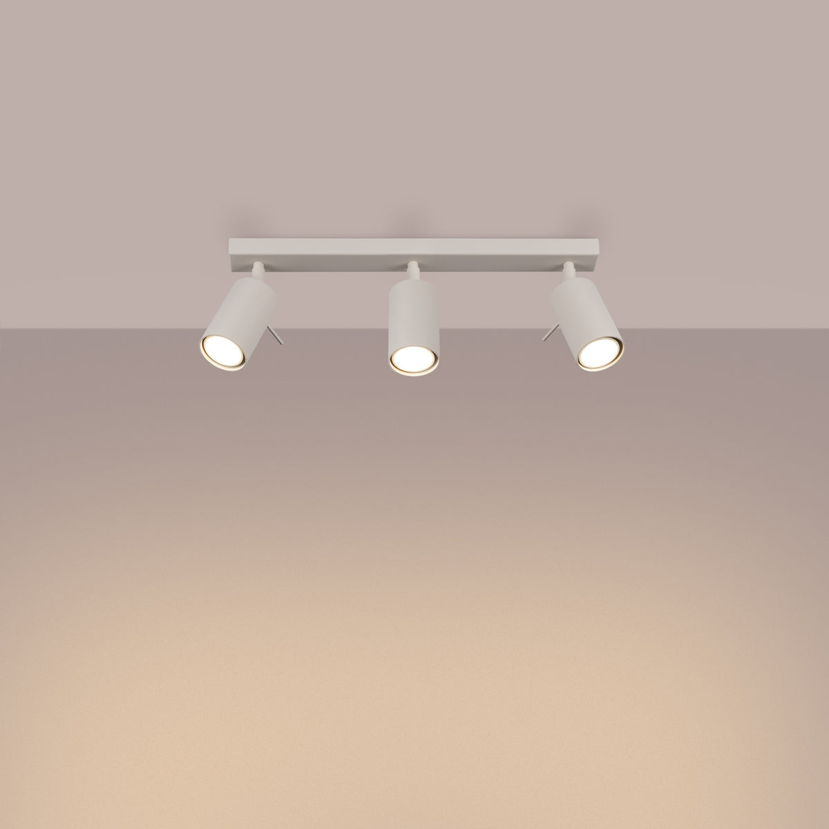 Ceiling lamp RING 3L beige