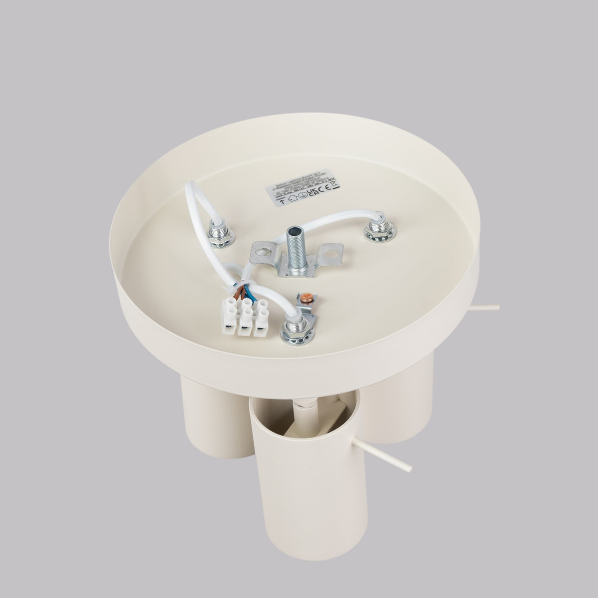 Ceiling lamp RING 3P beige