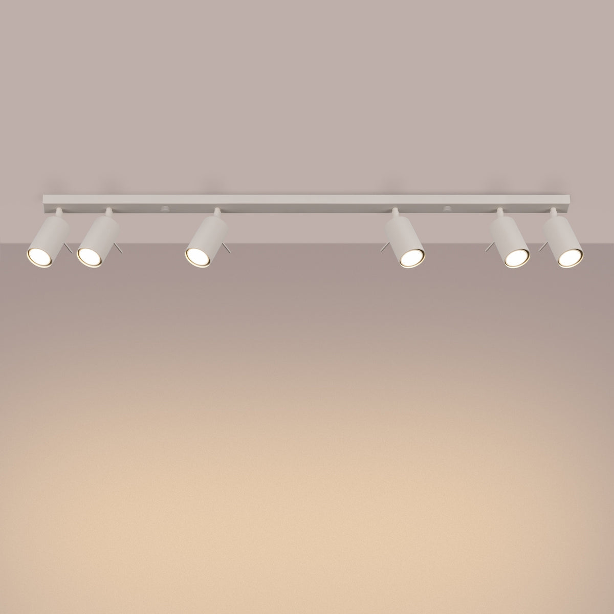 Ceiling lamp RING 6L beige