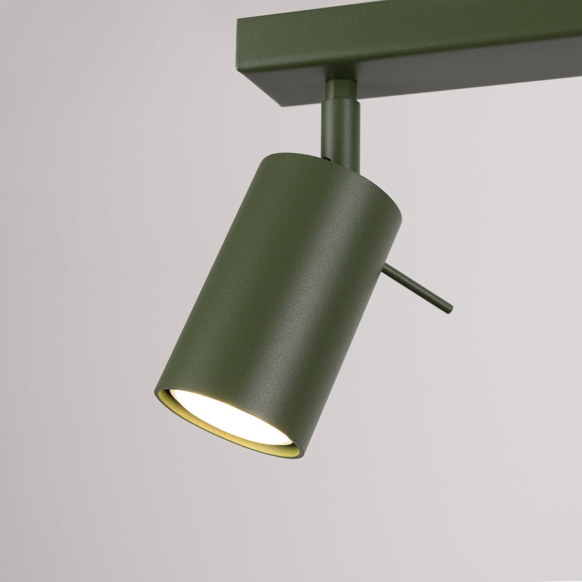 Ceiling lamp RING 4L olive green