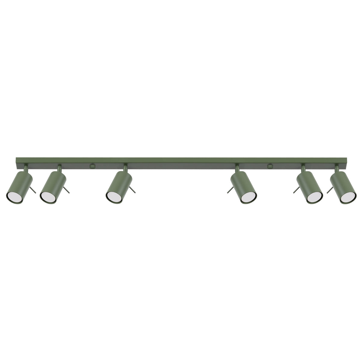 Ceiling lamp RING 6L olive green