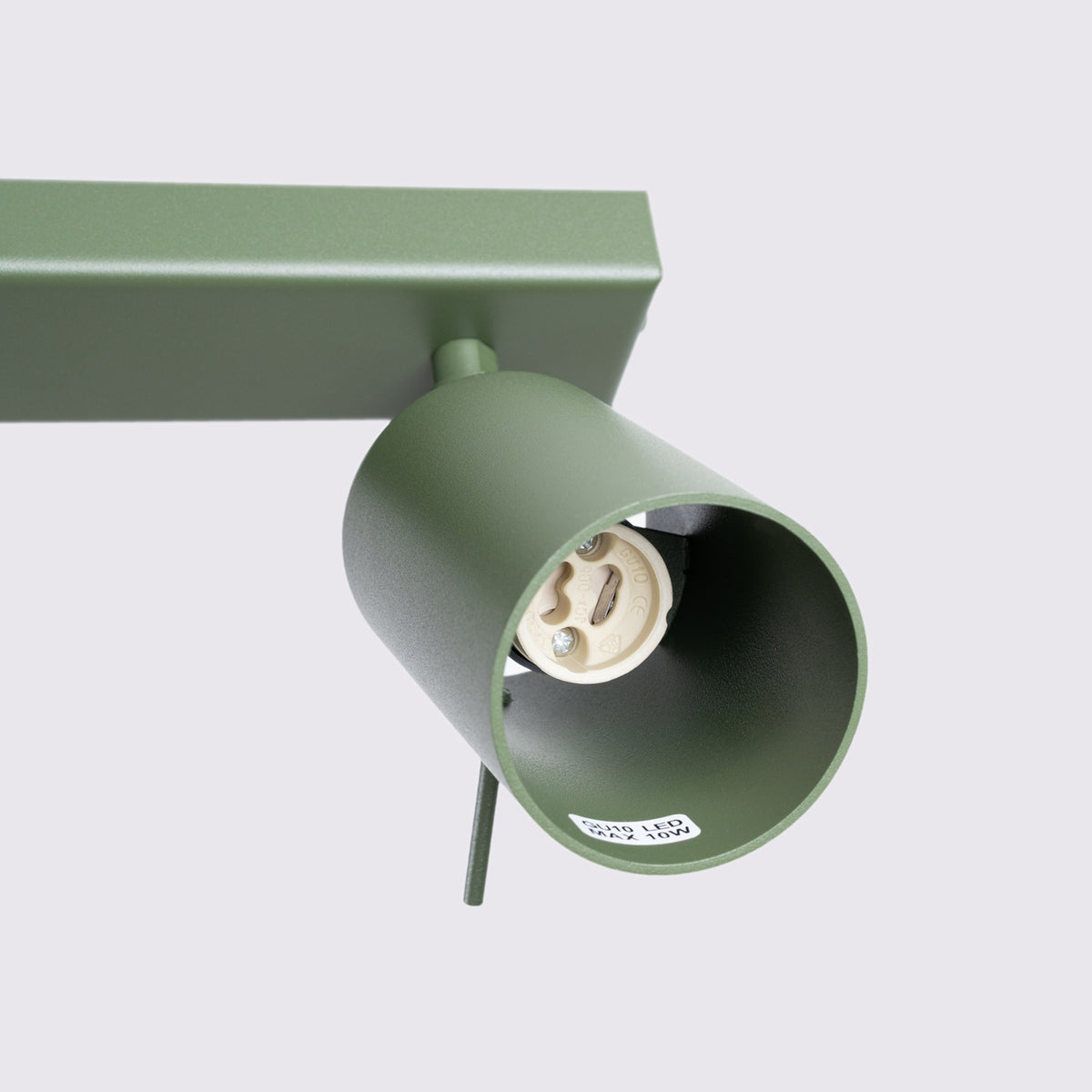 Ceiling lamp RING 6L olive green