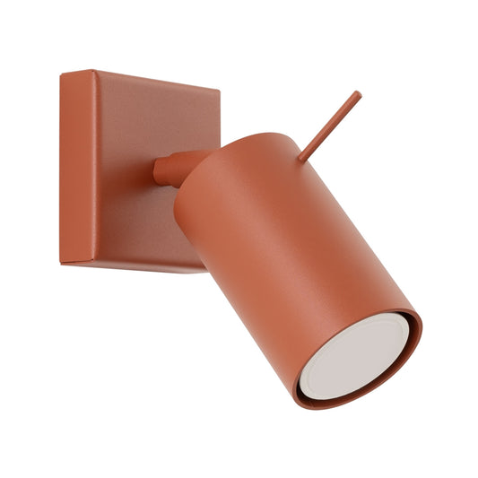 Wall lamp RING red ochra