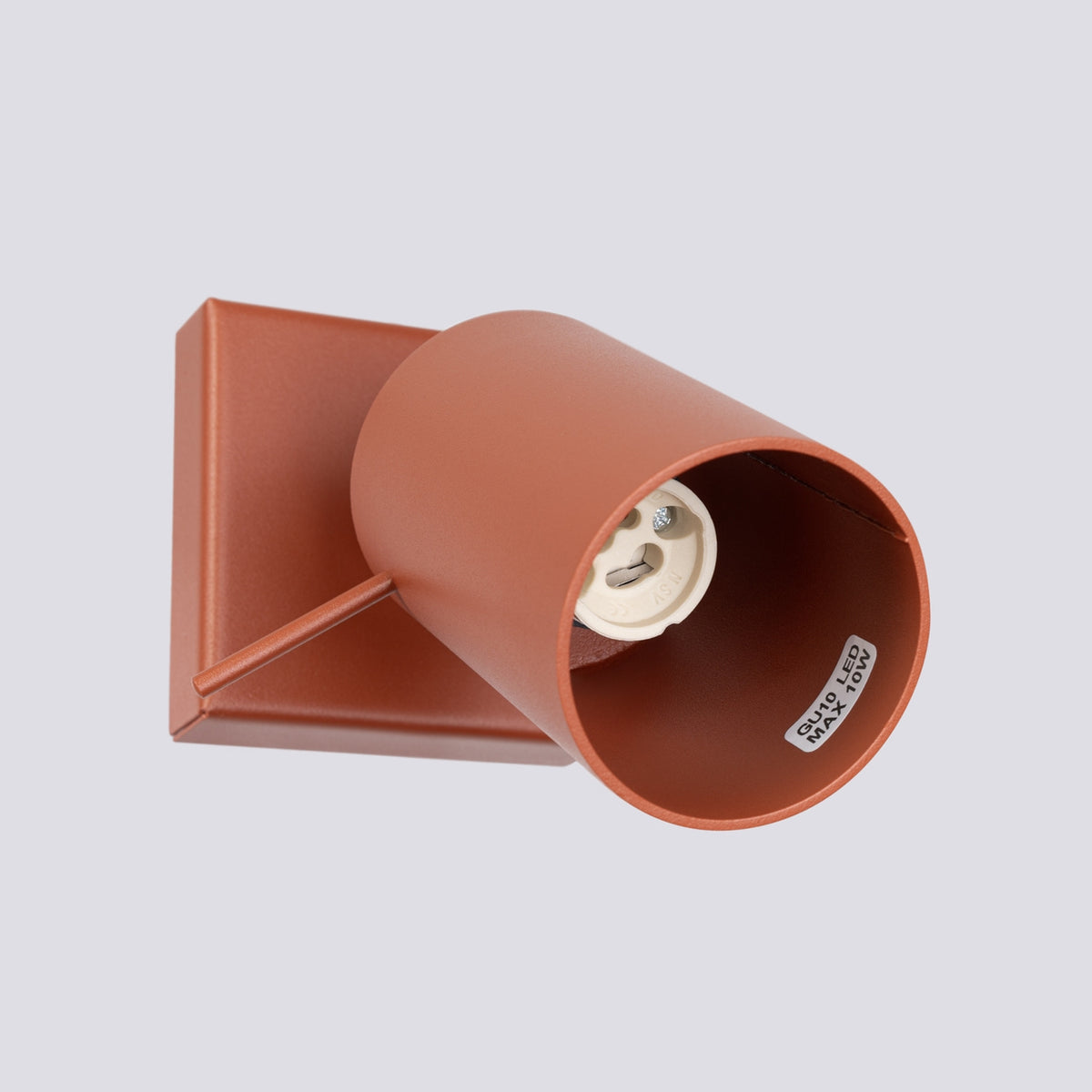 Wall lamp RING red ochra