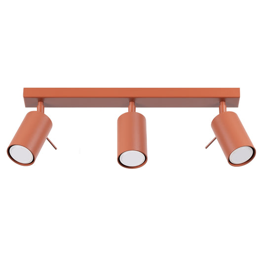 Ceiling lamp RING 3L red ochra