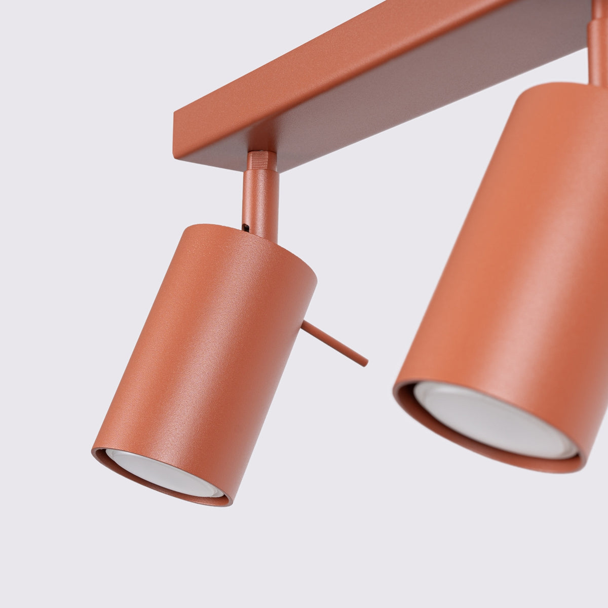 Ceiling lamp RING 4L red ochra