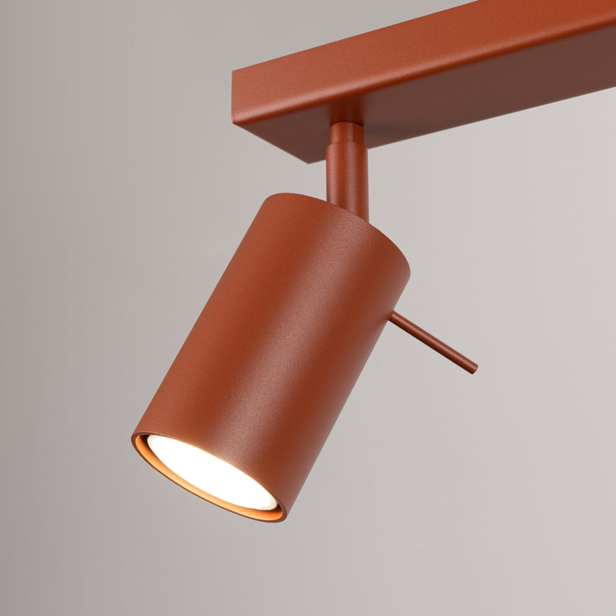 Ceiling lamp RING 6L red ochra