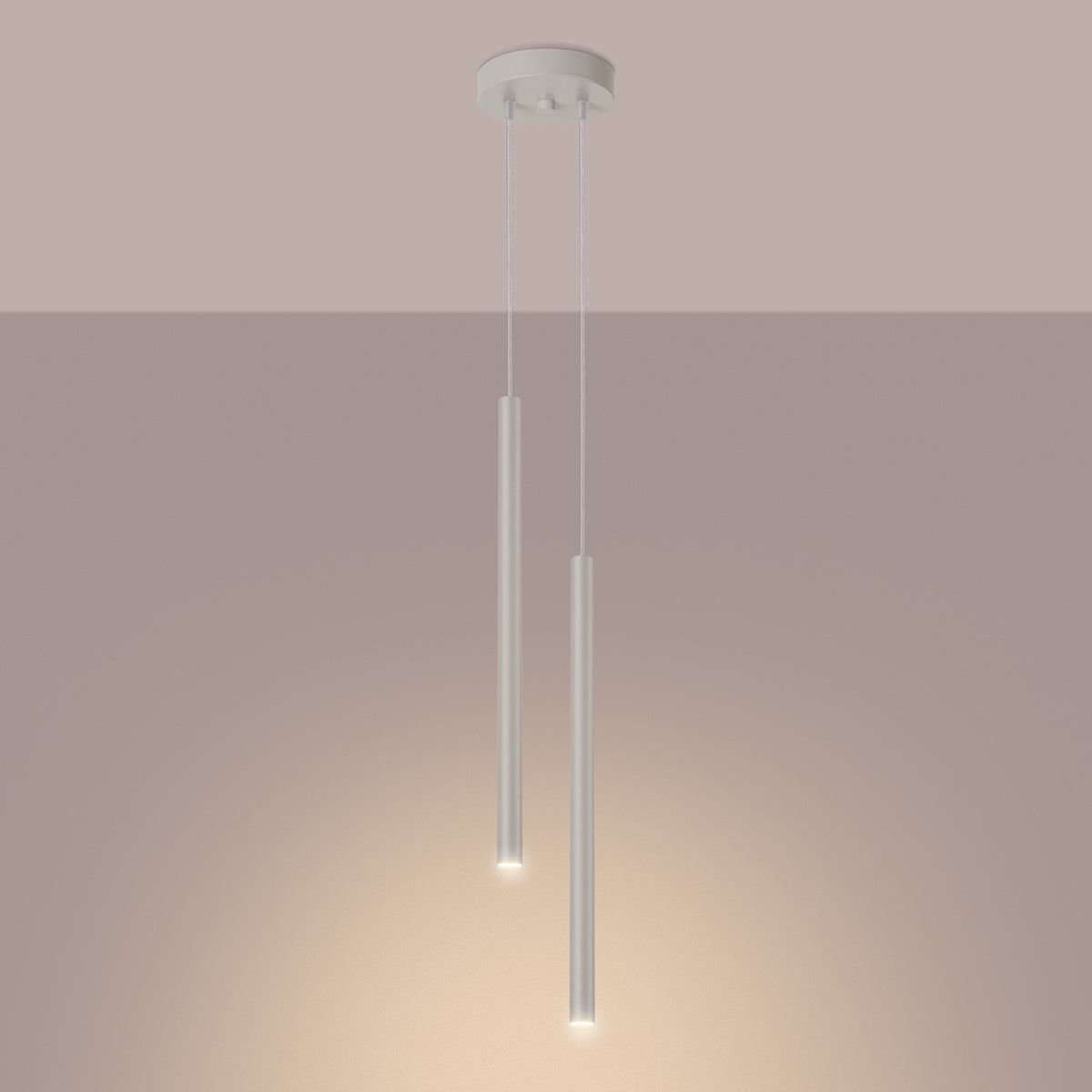 Pendant lamp PASTELO 2 beige