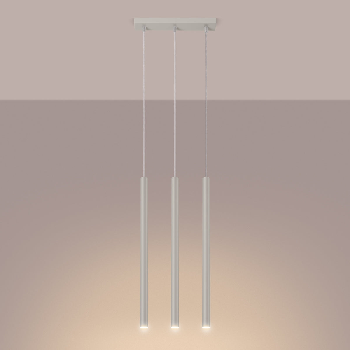 Pendant lamp PASTELO 3 beige