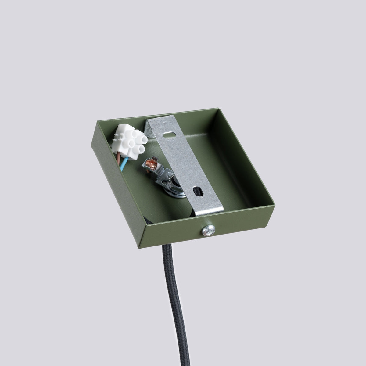 Pendant lamp PASTELO 1 olive green