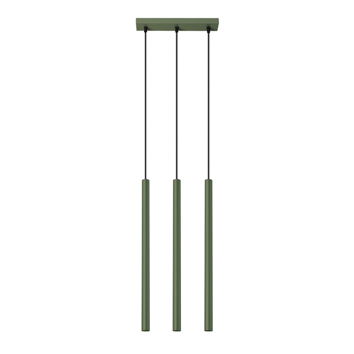 Pendant lamp PASTELO 3 olive green