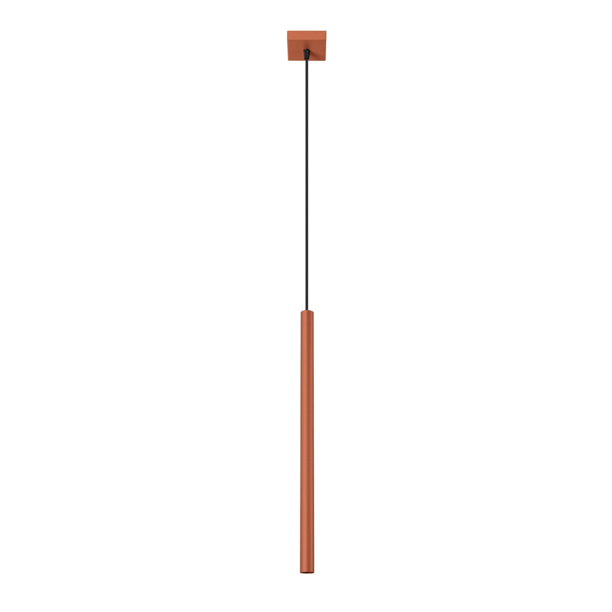 Pendant lamp PASTELO 1 red ochre