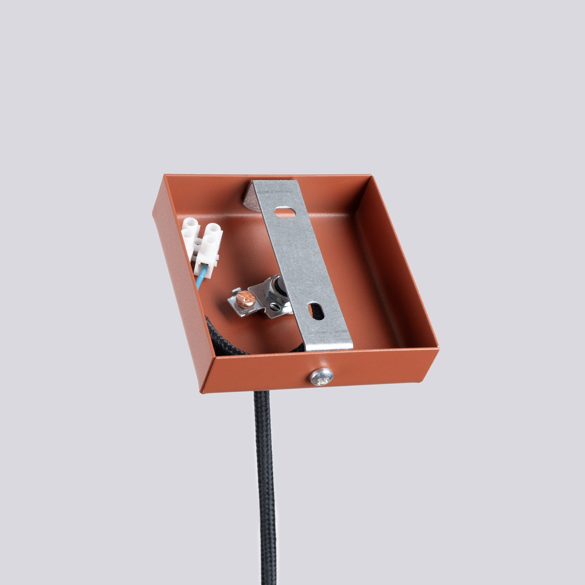 Pendant lamp PASTELO 1 red ochre