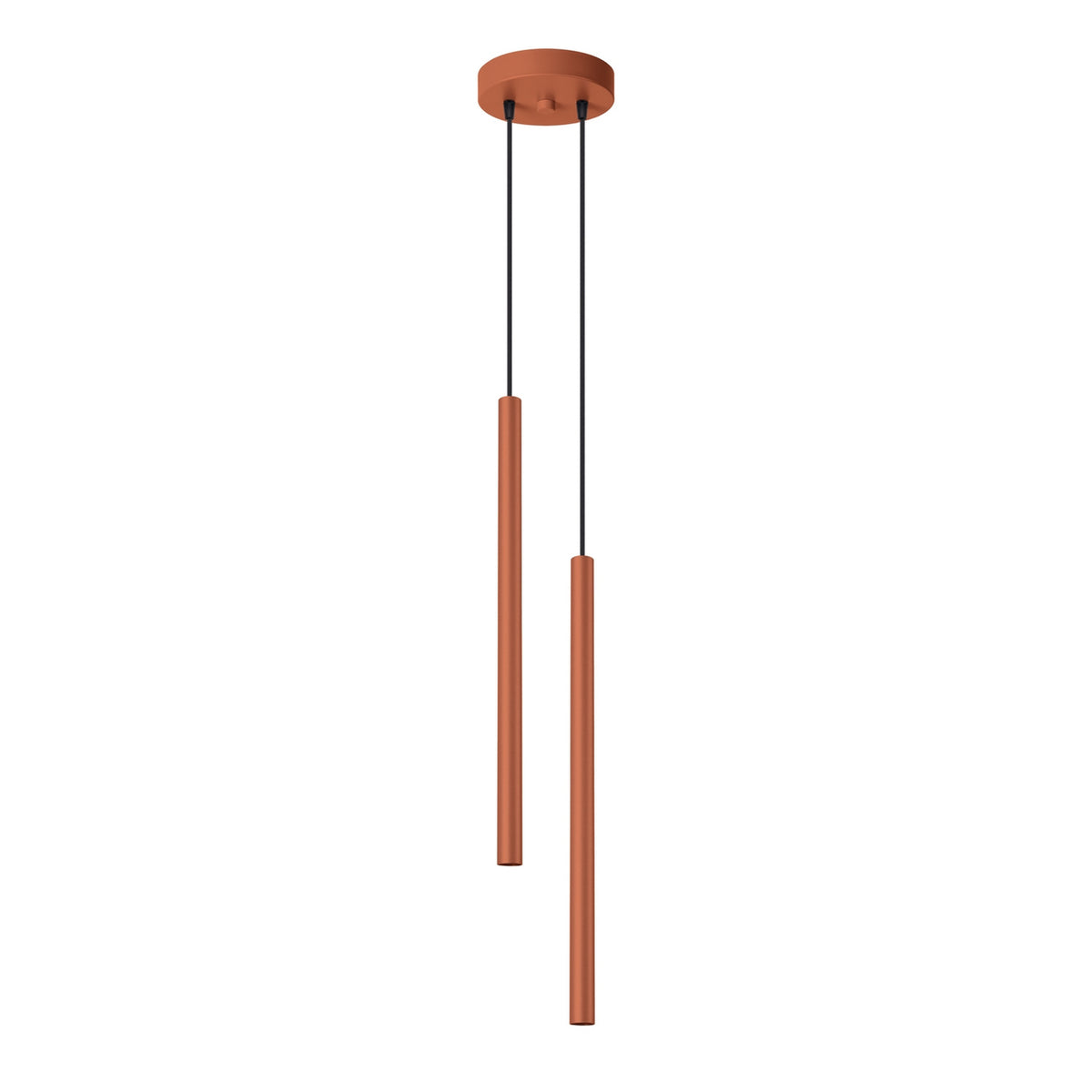 Pendant lamp PASTELO 2 red ochre