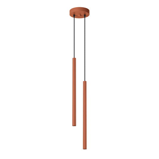 Pendant lamp PASTELO 2 red ochre