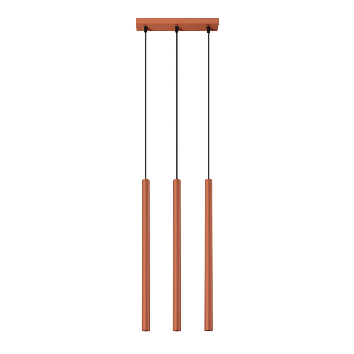 Pendant lamp PASTELO 3 red ochre