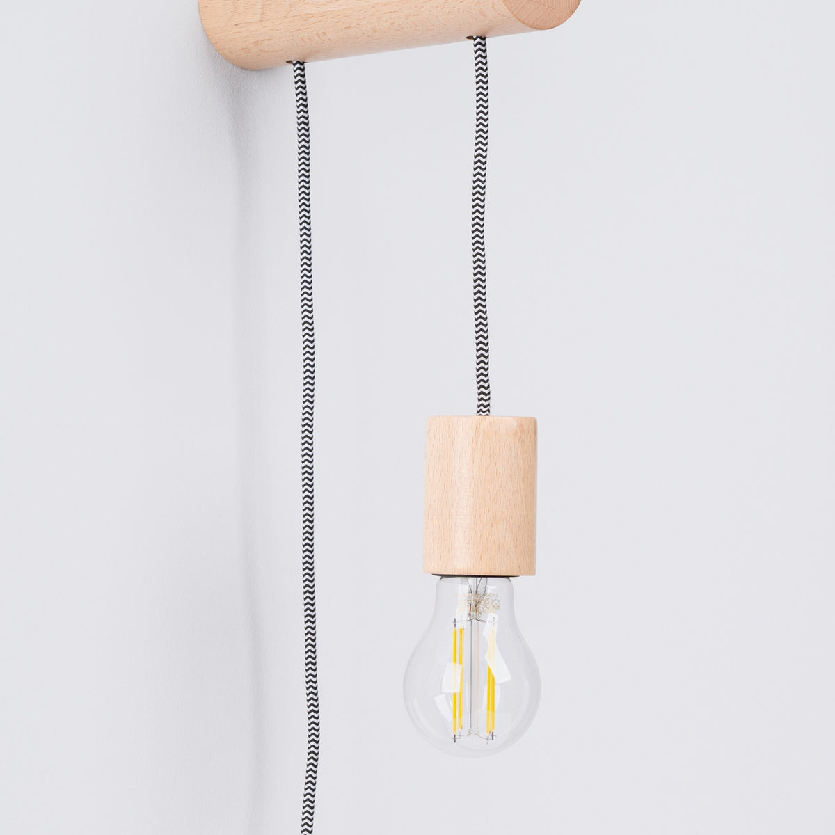 Wall lamp NIMBI E27 with a switch