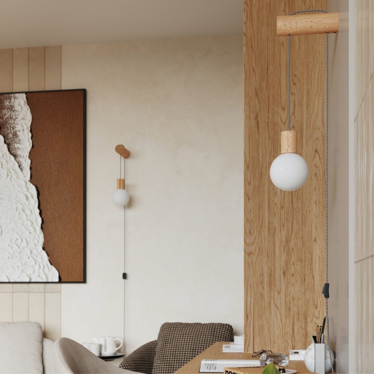 Wall lamp NIBMI G9 with a switch