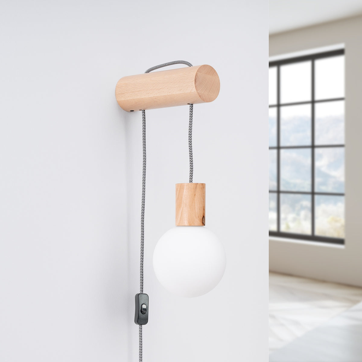 Wall lamp NIBMI G9 with a switch