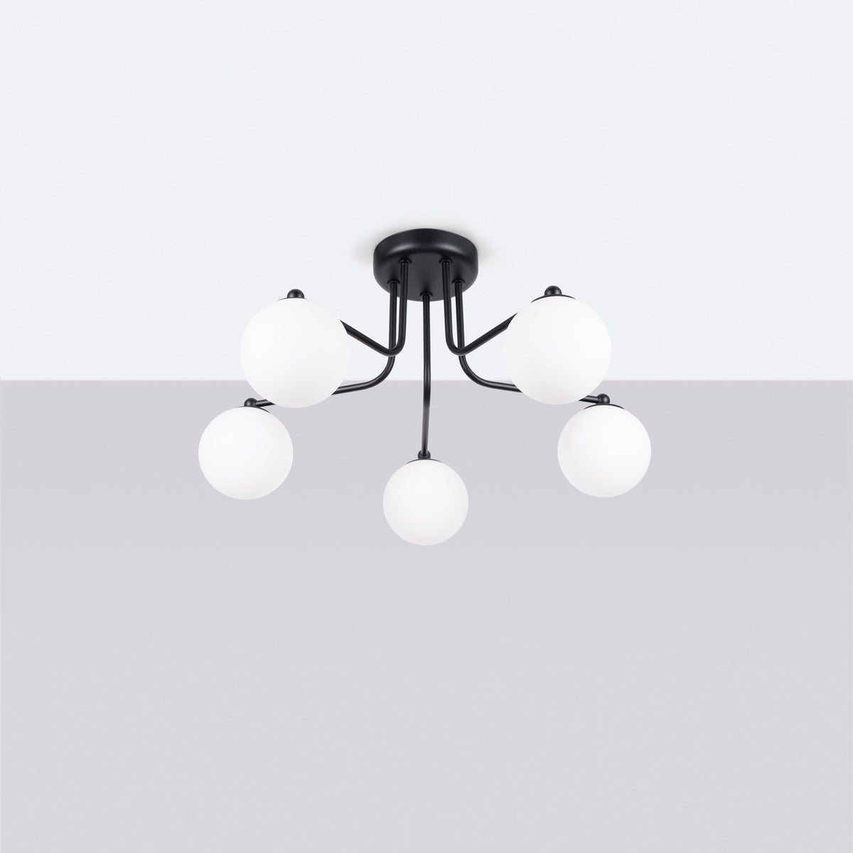 Chandelier ASTRAL 5 black