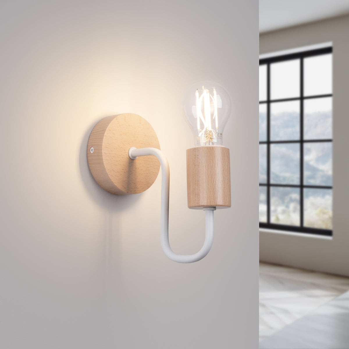 Wall lamp TIMBO white