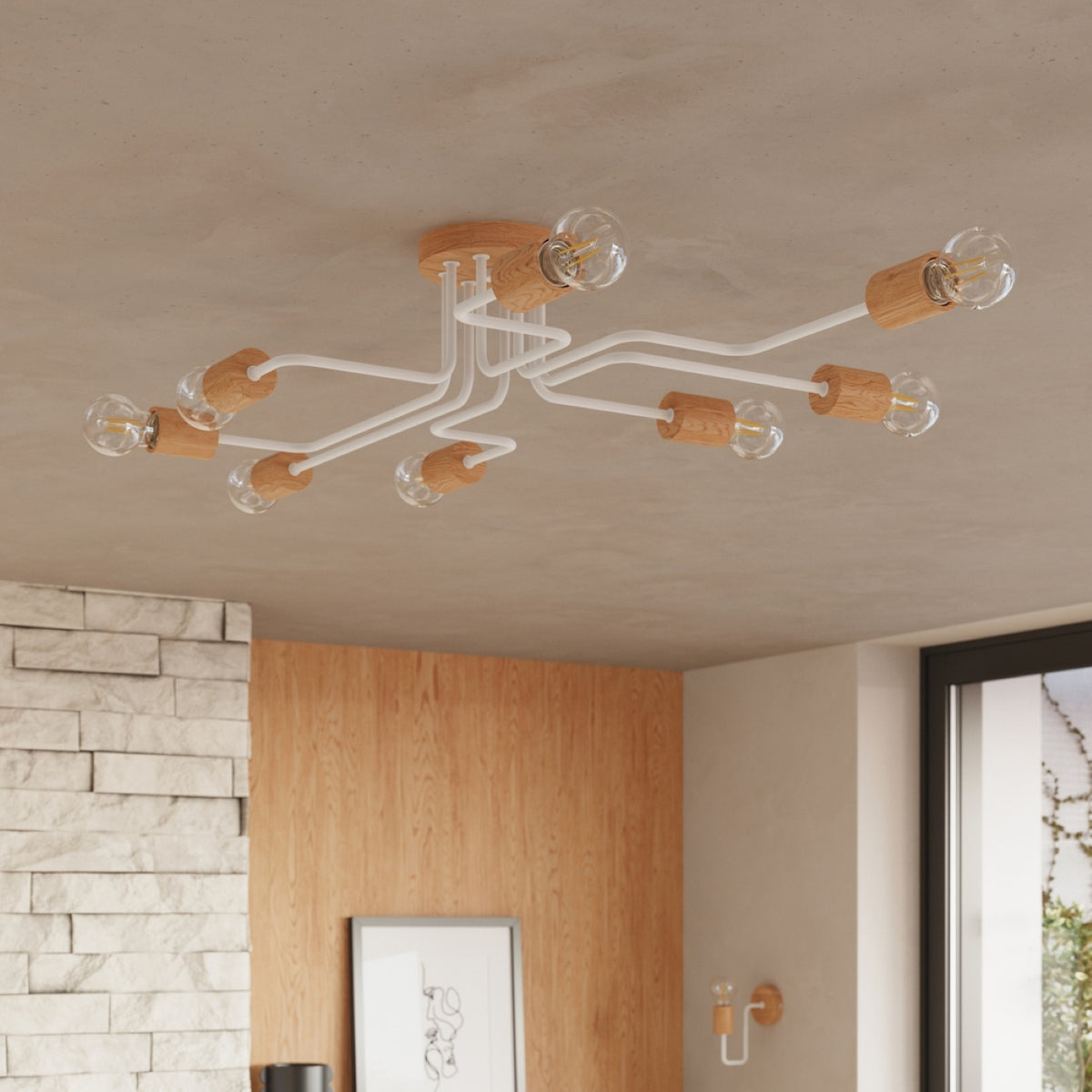 Chandelier TIMBO 8 white