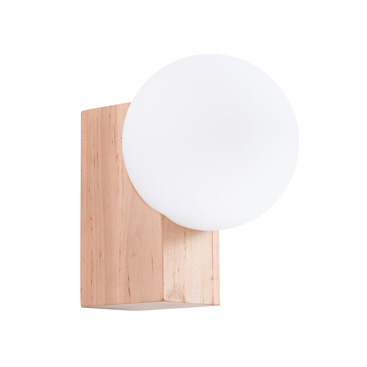 Wall lamp BULBO natural wood