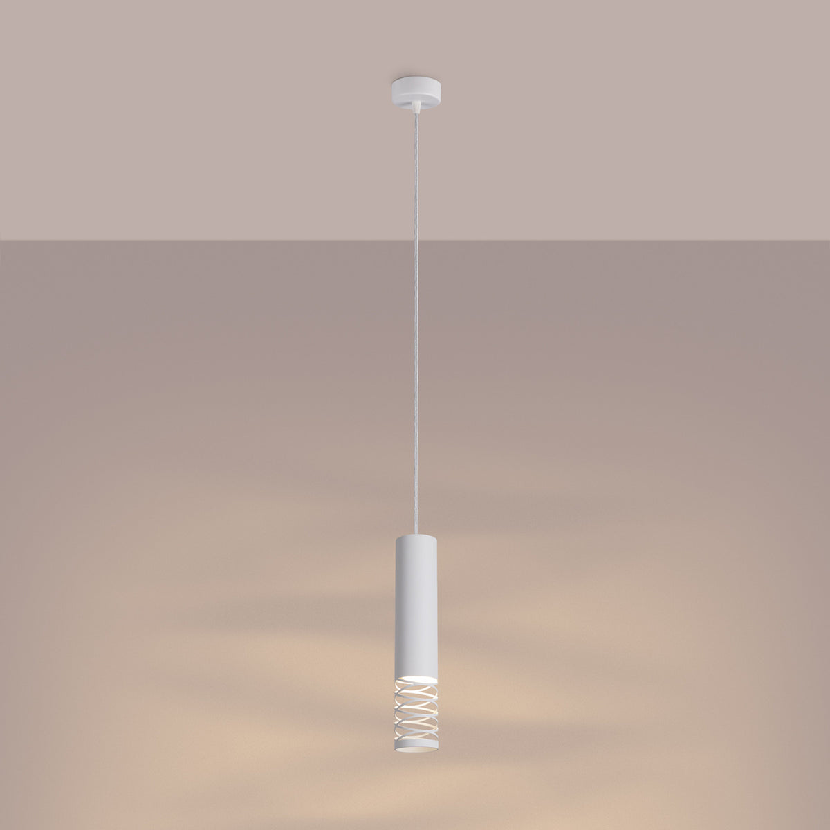 Pendant lamp LAMI 1 white