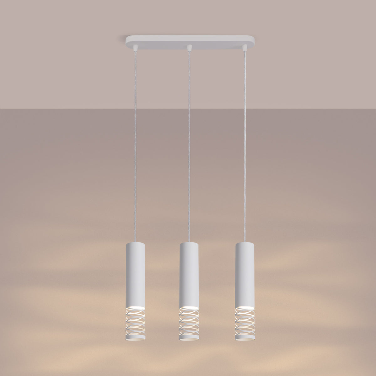 Pendant lamp LAMI 3L white