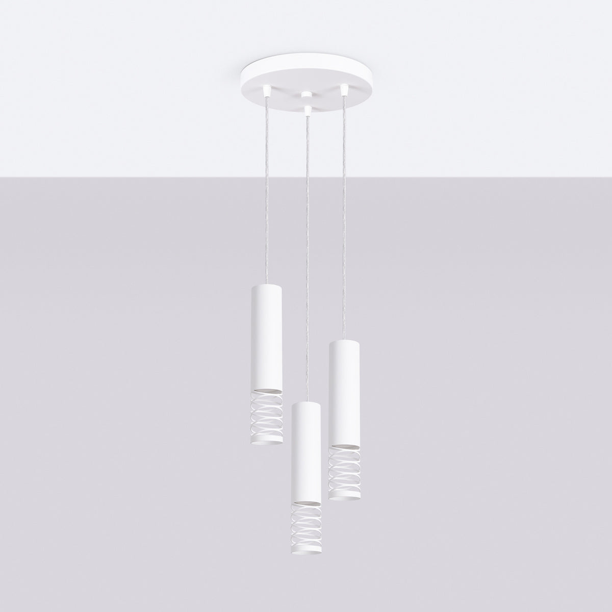 Pendant lamp LAMI 3P white