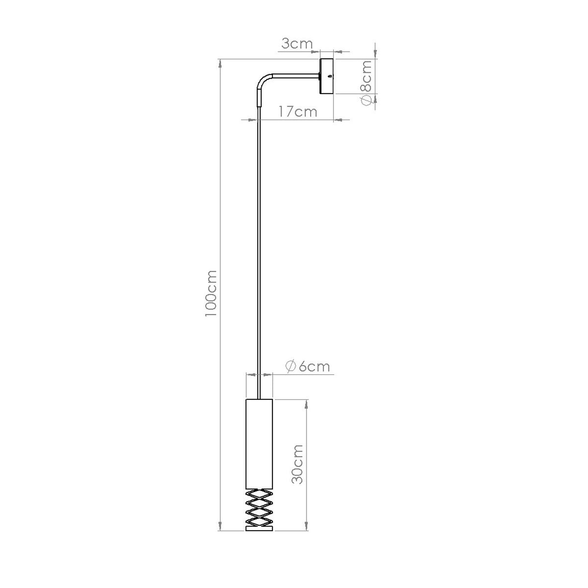 Wall lamp LAMI white
