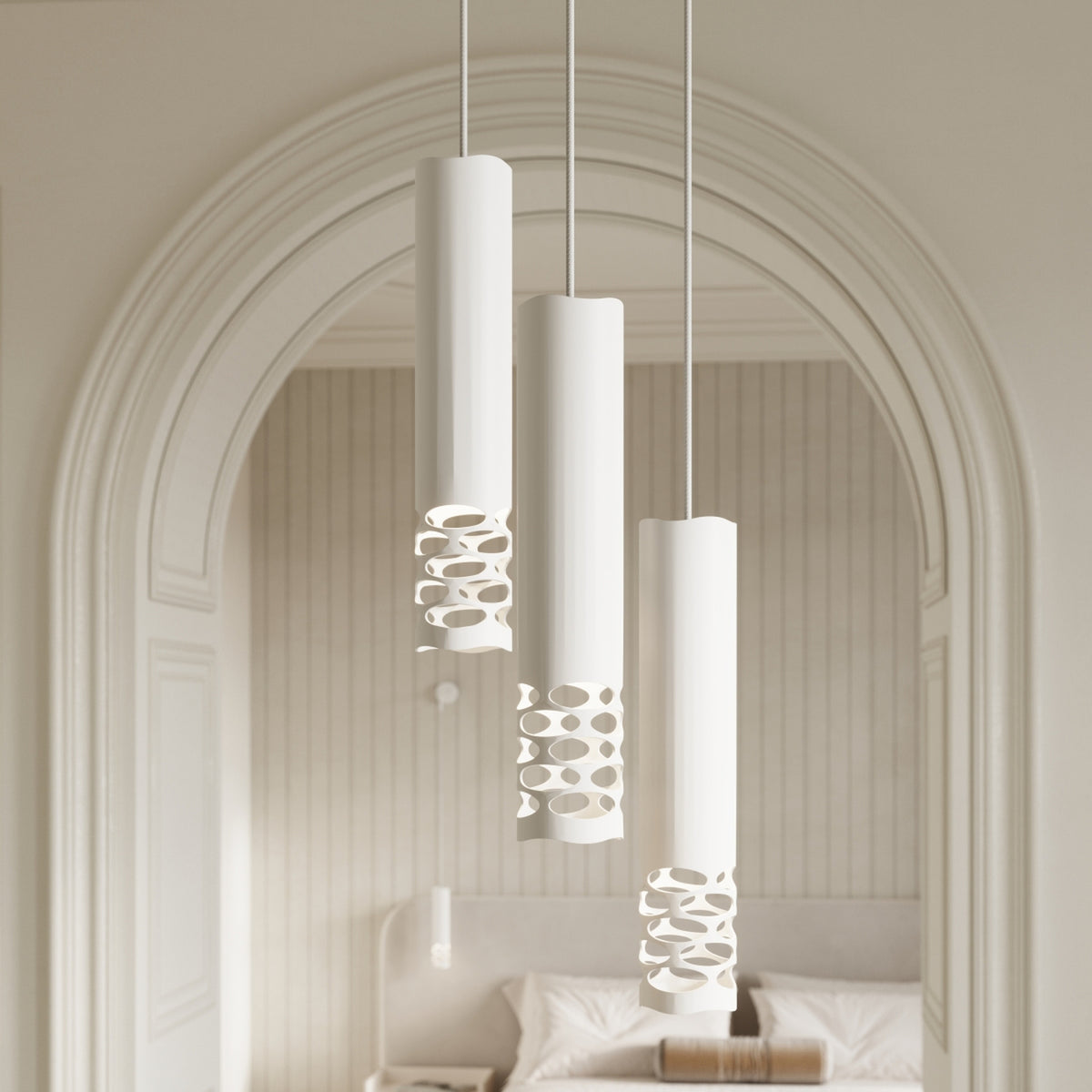 Pendant lamp LIRO 1 white