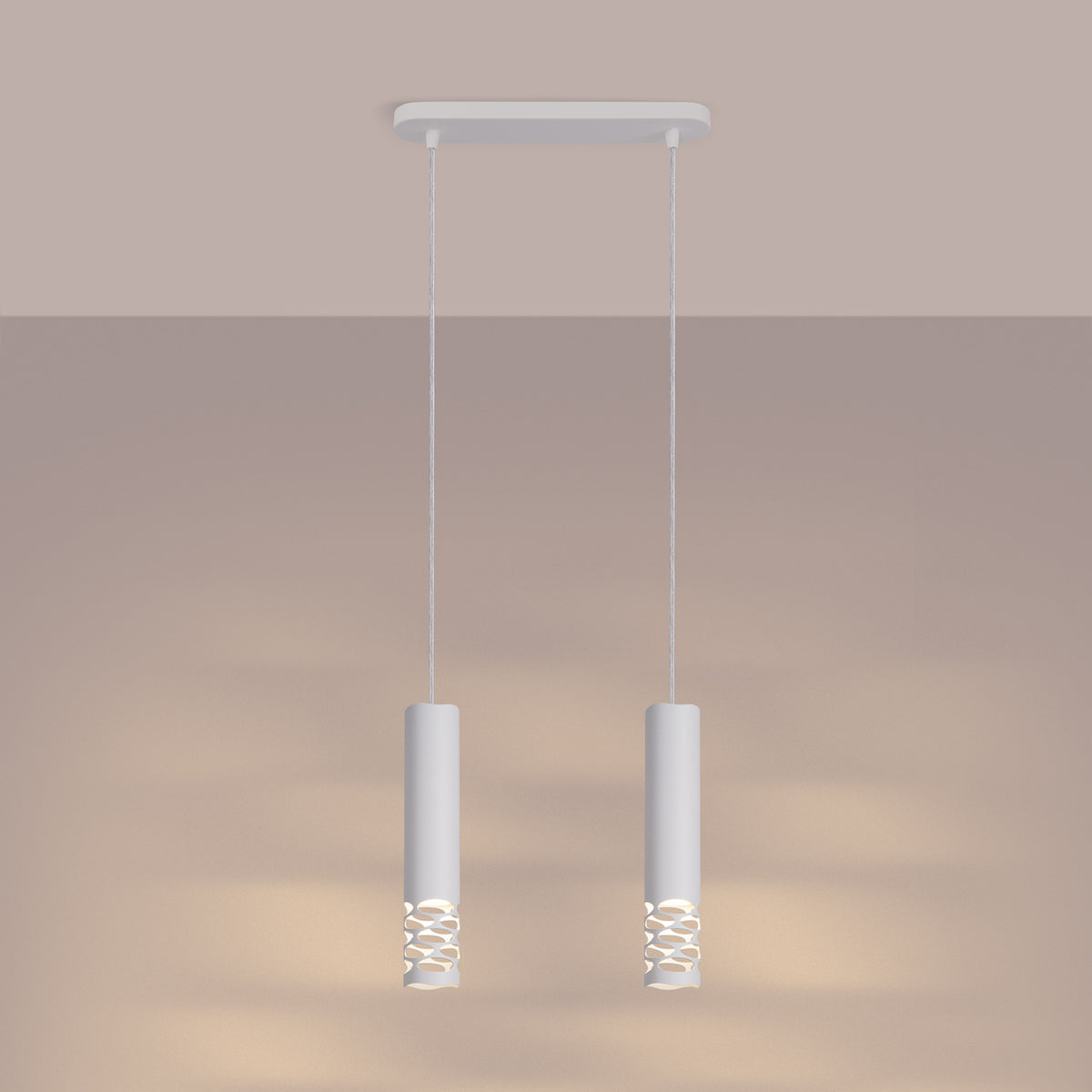 Pendant lamp LIRO 2 white