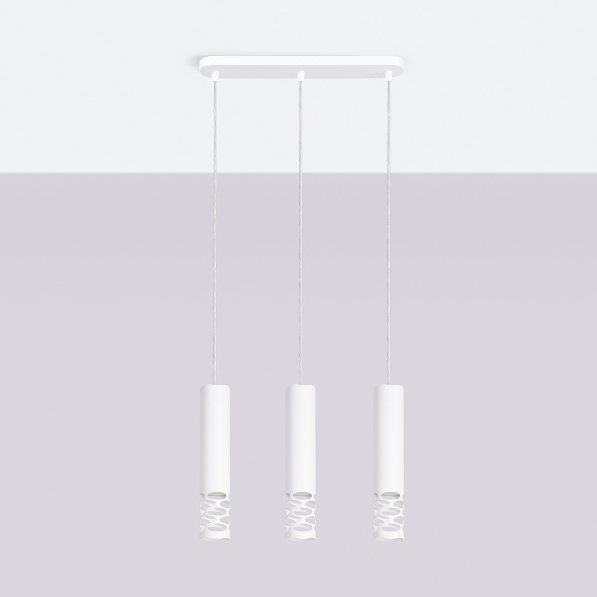 Pendant lamp LIRO 3L white