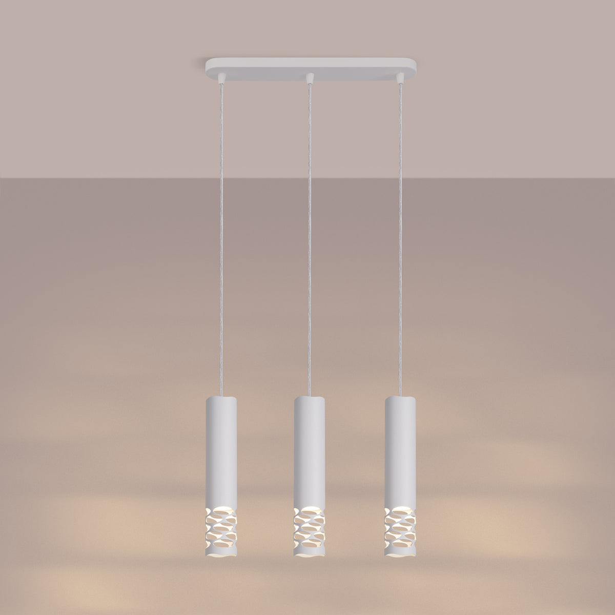 Pendant lamp LIRO 3L white