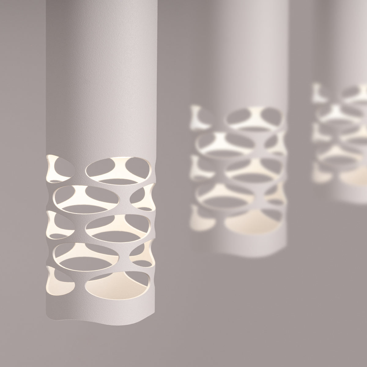 Pendant lamp LIRO 3L white
