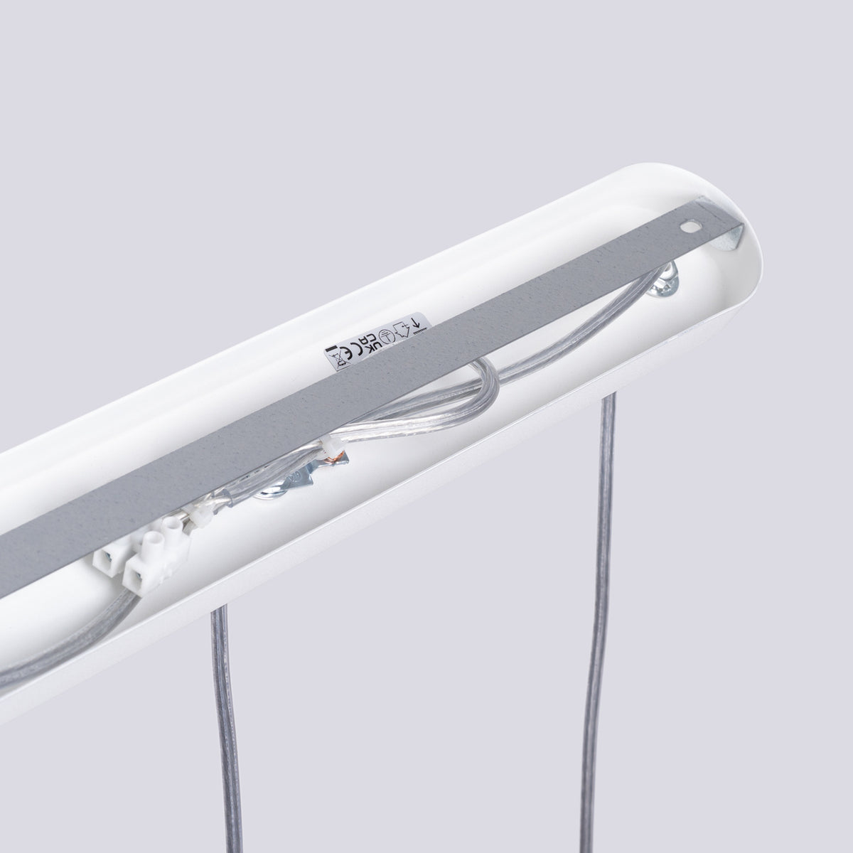 Pendant lamp LIRO 3L white