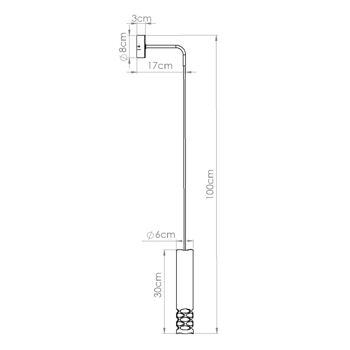 Wall lamp LIRO white