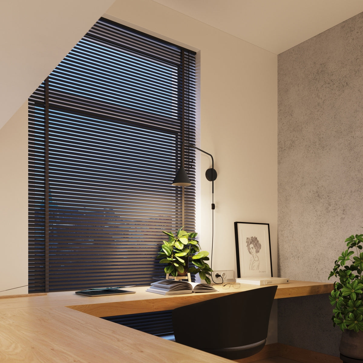 Wall lamp NOX black
