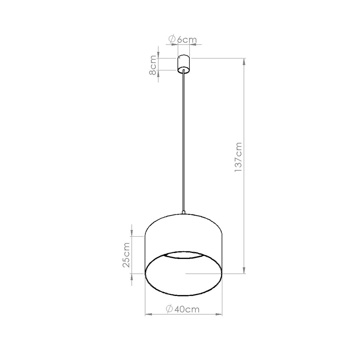 Pendant lamp NEVIA marble