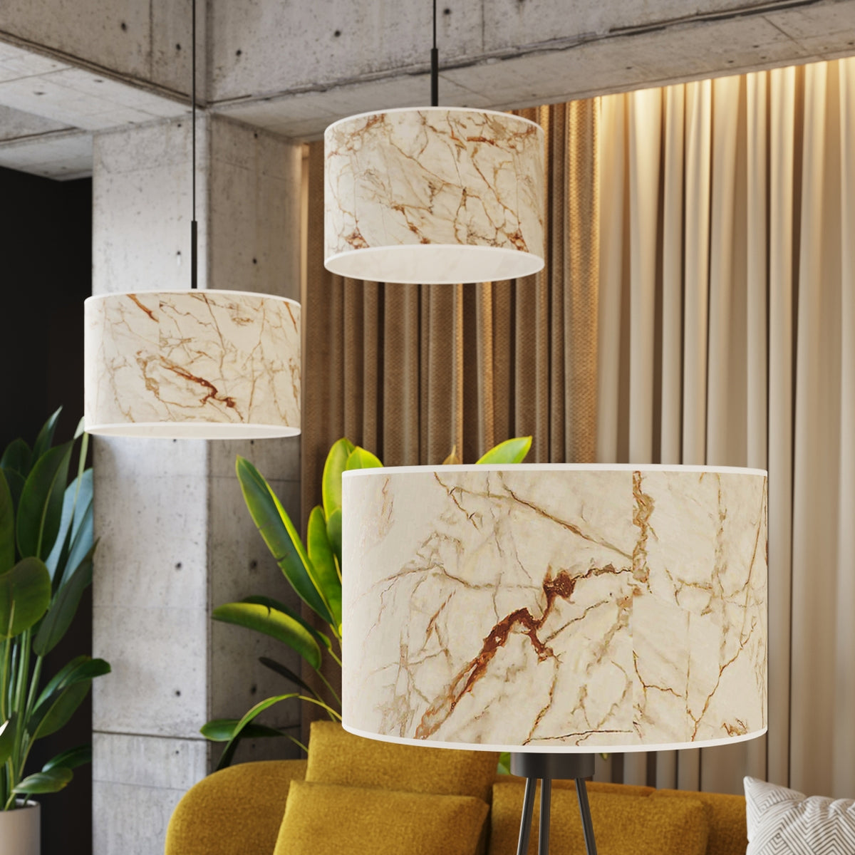 Pendant lamp NEVIA marble