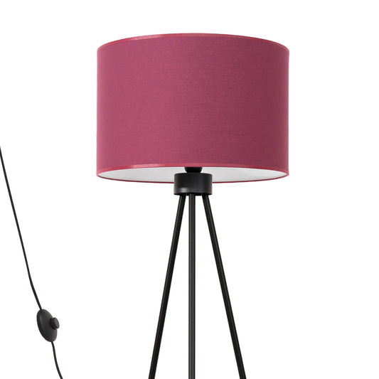 Floor lamp NEVIA burgundy