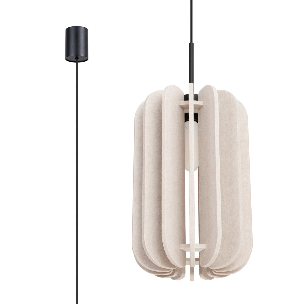 Pendant lamp MULA 27 beige