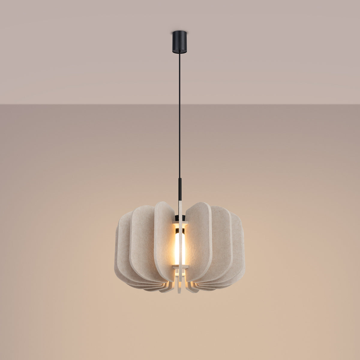 Pendant lamp MULA 45 beige