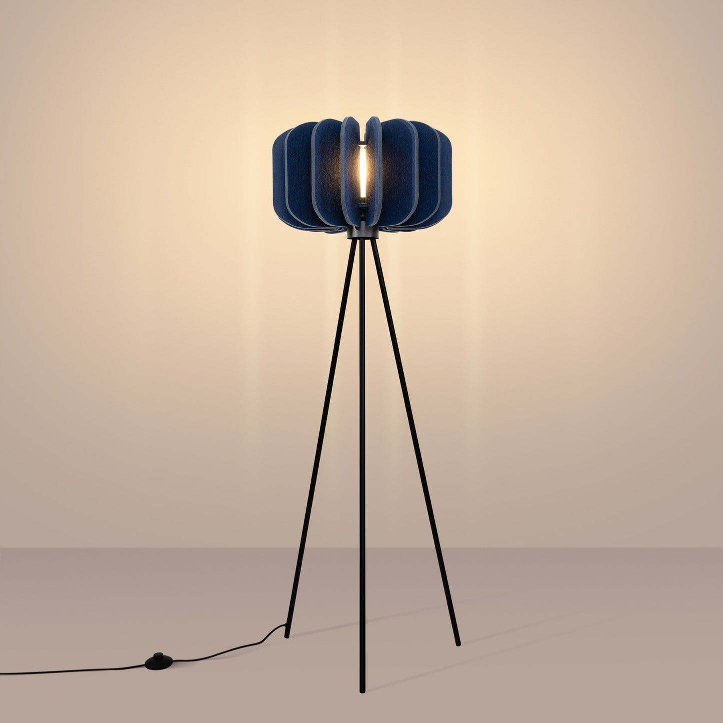 Floor lamp MULA 45 navy