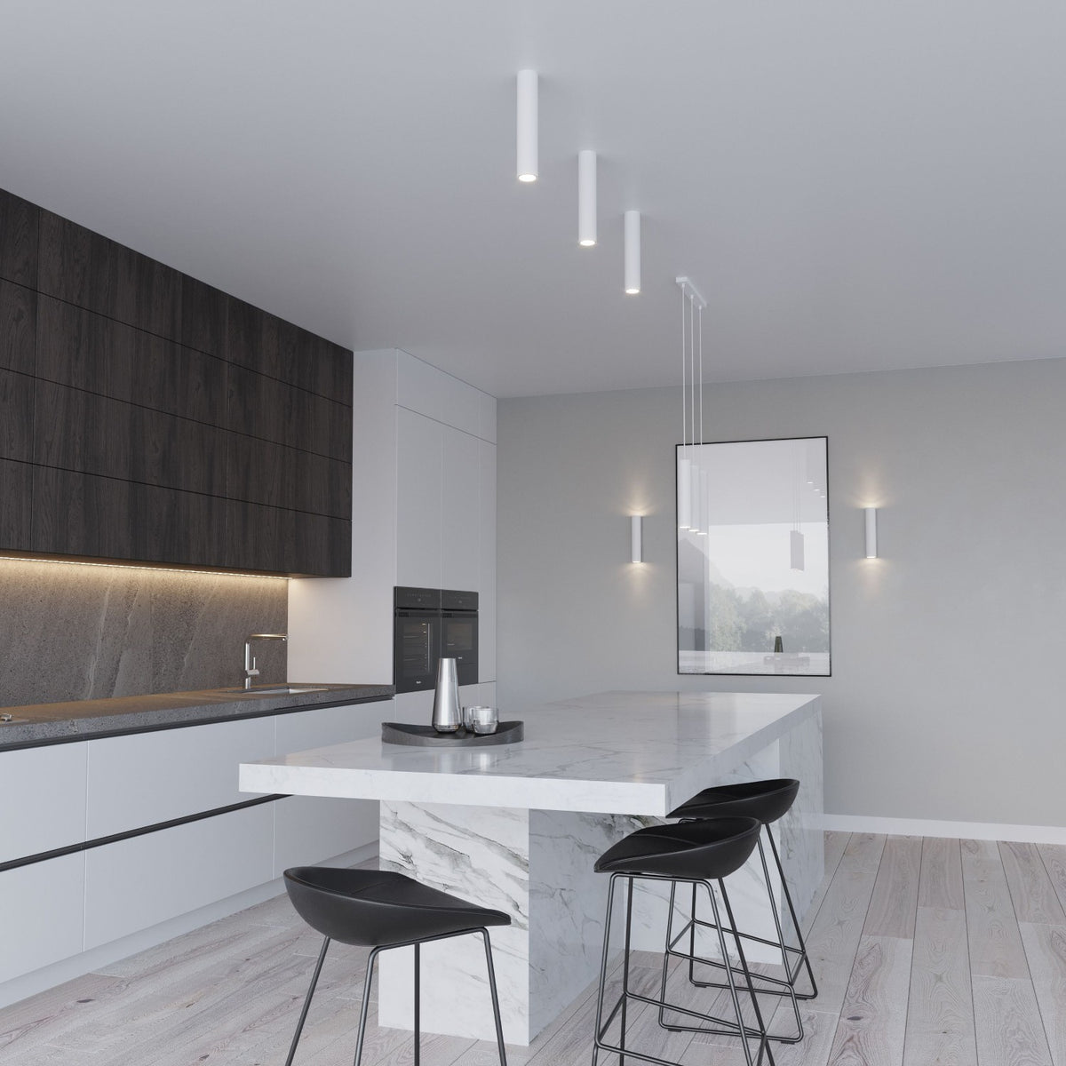 Pendant lamp LAGOS 2P white