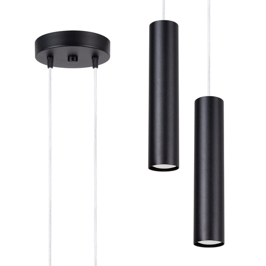 Pendant lamp LAGOS 2P black