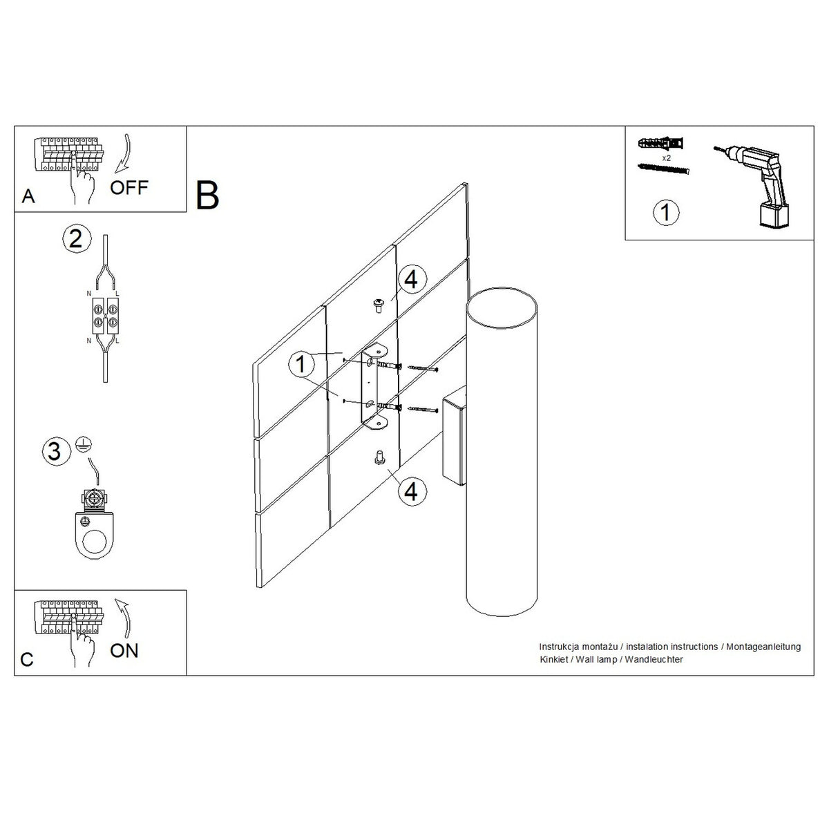 Wall lamp LINO